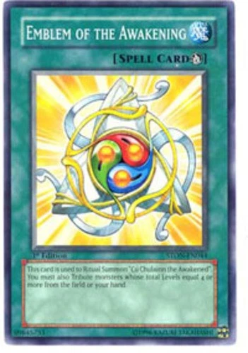 Emblem of the Awakening - STON-EN044 - Common - Unlimited Edition - Heavily Play - Image 1 of 1