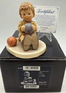 Retired Vintage M.J. Hummel “At Play” #1224 Goebel 1990 with Box-Excellent Cond. - Picture 1 of 10