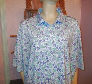 Rhoback Men's Performance Polo Size 3XL Hawaiian Mahalo Limited Edition Floral - Picture 1 of 11
