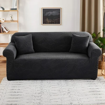 1/2/3/4 Seater Jacquard Sofa Slipcover Water Repellent Full Coverage Couch Cover - Image 1 of 4
