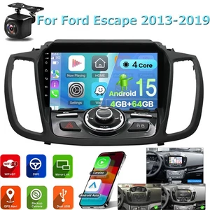 For Ford Escape 2013 2014 2015 2016 2017 2018 2019 Android15 Car Radio Stereo 4G - Picture 1 of 15