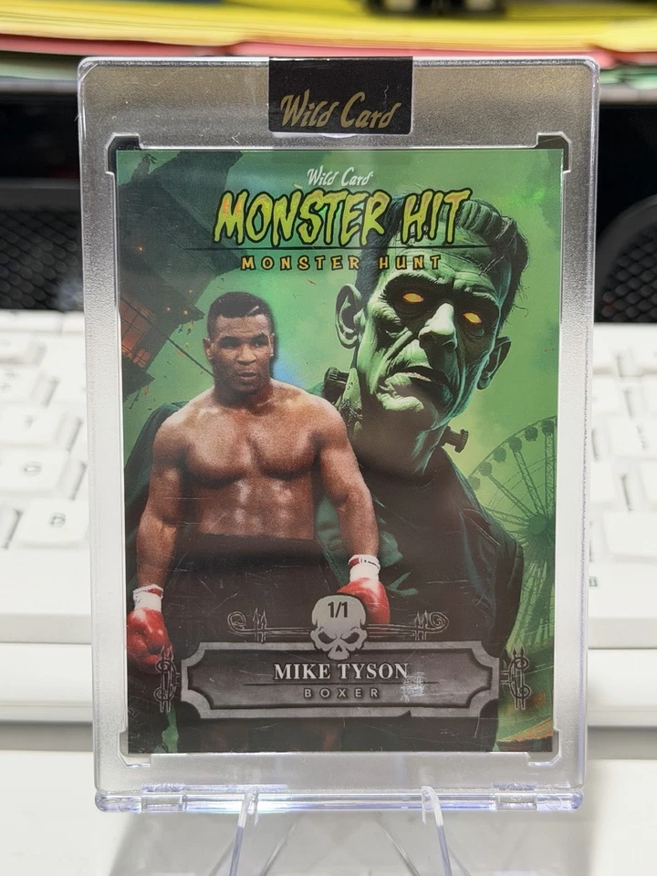 Wild Card Haunted 2025 - Mike Tyson 1/1 - MONSTER HIT ⭐⭐⭐ - Imagem 1 de 2