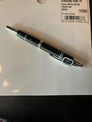 NUEVO - Pilot Vanishing Point Capless 2018 edición limitada líneas cruzadas nuevo en caja M 18 k Foto 1 de 4