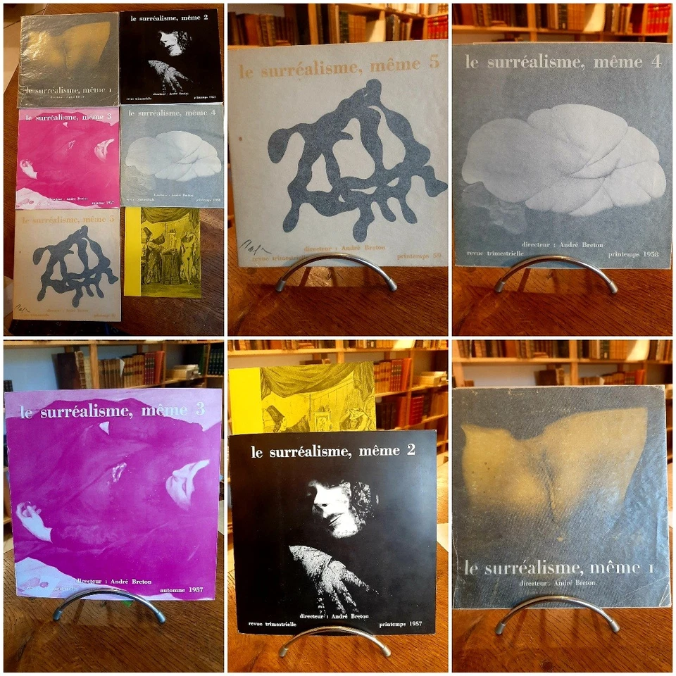 BRETON, Andre. : Revues LE SURREALISME, MEME Complet en 5 volumes. - Immagine 1 di 1