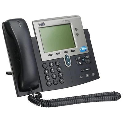 Cisco IP Phone Poe 7941 7941g Business Office a Handset Voip _ - Image 1 of 4