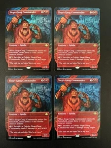 MTG - Siege-Gang Commander x4 - Dominaria Remastered - (Three are FOIL) - Bild 1 von 1