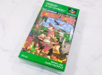 Super Donkey Kong SFC Super Famicom Japan Game New Sealed SHVC-8X Action Rare - Image 1 of 3