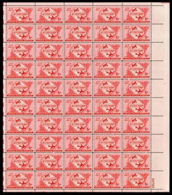 Scott #c47 5oth Anniversary of Powered Flight Sheet of 50 Stamps MNH P#24785 LR - Image 1 of 2