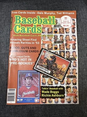 VTG August 1984 Issue #9 Genuine Baseball Card Magazine Signed By Gerry Dvorack - Image 1 of 4