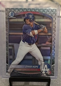 ZYHIR HOPE 2025 Bowman cromo #BCP-2 acero refractor metálico/100 Dodgers - Imagen 1 de 3