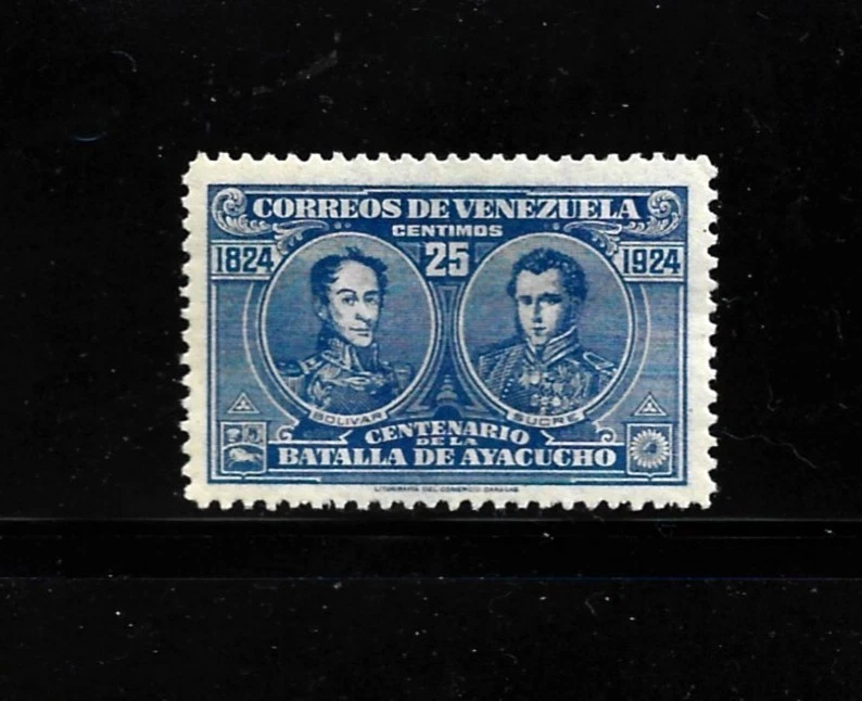 Sello Venezuela Scott # 286-25c-como nuevo/VLH-OG- 1924 Foto 1 de 1