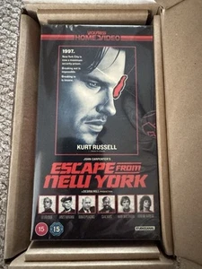 ESCAPE FROM NEW YORK - SLIPCASE EDITION VHS By Vice Press Home Video /1000 ⭐️ - Picture 1 of 7