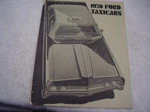 1970 FORD  TAXI ORIGINAL   BROCHURE   FREE POSTAGE - Bild 1 von 3