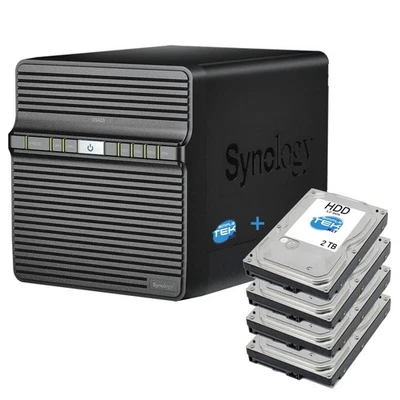 Synology DS423 Diskstation Nas 4-bay 3,5/2,5 " Lan Usb-A With HDD 8 Refurbished - Image 1 of 4