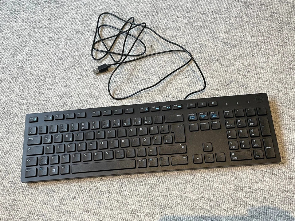 Dell PC-Tastatur kabelgebunden  – KB216 - deutsch (QWERTZ) - schwarz - Bild 1 von 1