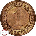 J313  1 Reichspfennig Weimar von 1929 G in VZ+  969341