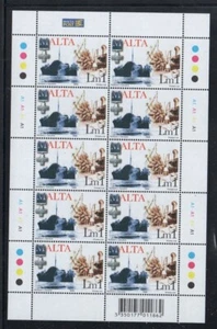 Malta Sc 1219-23 2005 60 Aniversario Fin de Segunda Guerra Mundial Juego en hojas de 10 como nuevo NH - Imagen 1 de 5