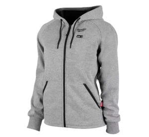 Milwaukee Mujer Grande M12 12 Voltios Litio-Ion Gris Chaqueta Calefacción Sudadera Kit - Imagen 1 de 9