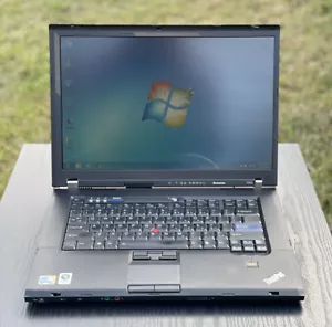 Lenovo ThinkPad 15.4" Laptop Windows 7 Pro | 750 GB HDD | DVD | Microsoft Office - Picture 1 of 7