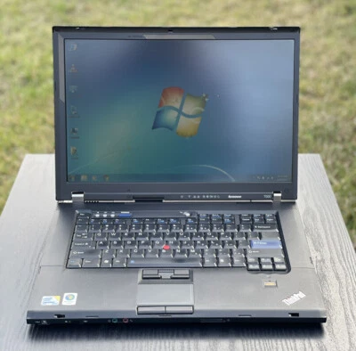 Lenovo ThinkPad 15.4" Laptop Windows 7 Pro | 1 TB HDD | DVD | Microsoft Office - Image 1 of 4