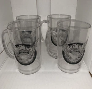 Set Of 4 Easyriders Magazine Vintage Collectible Plastic Cups Rare - Picture 1 of 5