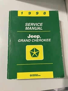 1998 Jeep Cherokee Shop Service Repair Manual Engine Drivetrain Electrical Book - Imagen 1 de 5