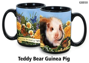 Garden Party Mug - Teddy Bear Guinea Pig - Picture 1 of 1