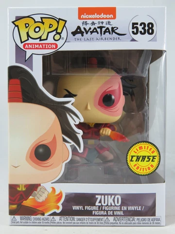Animation Funko Pop - Zuko (Chase) - Avatar - No. 538 - Free Protector Cover
