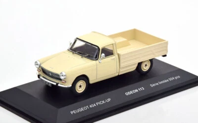 PEUGEOT 404 PICK UP BEIGE 1967 ODEON 113 1/43 504 PEZZI METALLO UTILITARIO LHD - Immagine 1 di 3