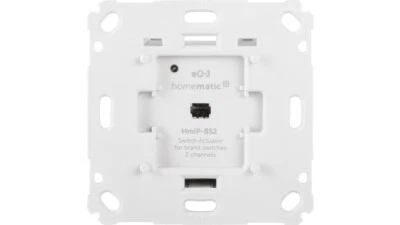 Homematic IP Smart Home Schaltaktor für Markenschalter – 2-fach, HmIP-BS2 - Bild 1 von 4