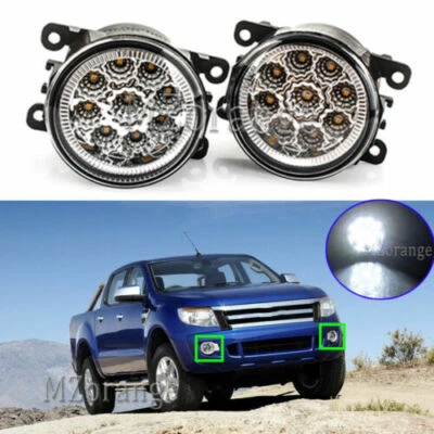 Left Right LED Front Bumper Fog Light Lamp For Ford Ranger PX 2011-2018 Taurus X - Image 1 of 4