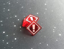 X-Wing 2.0 compatible, acrylic stress tokens - translucent series