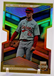 2023 Panini Elite Extra Edition #18 Carson Roccaforte Kansas City Royals Gold - Picture 1 of 2