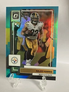 2022 Panini Donruss Optic NAJEE HARRIS Aqua Prizm /299 #164 Steelers - Picture 1 of 1