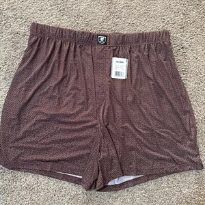 NWT Mens Stacy Adams Soft Silky Boxer Shorts Geometric Colorful Satin Floral 3XL - Picture 1 of 8