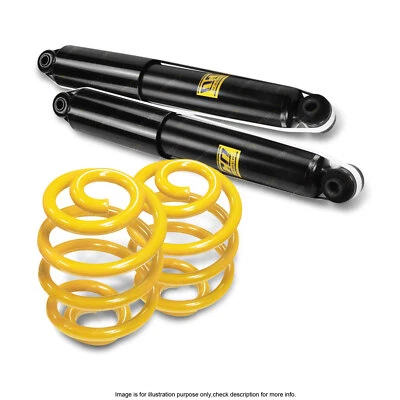 Rear Shock Absorbers Lowered King Springs for FORD TERRITORY SX SY AWD S/Wagon - image 1 of 2