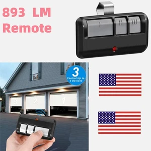 893LM Garage Door Opener Remote For Chamberlain LiftMaster 891LM 893Max - Picture 1 of 34