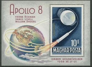 Hungría 1969 Orbitación Lunar Apolo 8 Bloque 68 A MNH (C92441) - Imagen 1 de 1