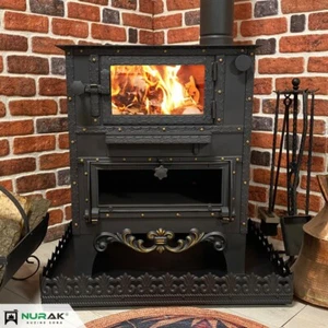Wood Burning Stove With Oven, Cooker Stove, Oven Stove, Wood Stove - Picture 1 of 8