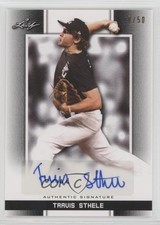 2019 Leaf Perfect Game National Showcase Black /50 Travis Sthele #BA-TS2 Auto