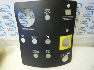 GENIE Scissor Lift 72452FR A CONTROL BOX DECAL 3M ADHESIVE GENUINE OEM ***NEW - Bild 1 von 2