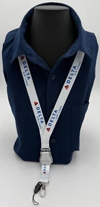 Delta Airlines Seat Belt Lanyard 717 737 757 767 A321 A220 A330 A350 CRJ White - Picture 1 of 2