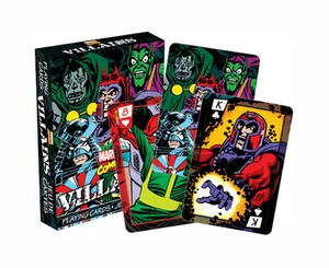 Tarjetas de juego 'VILLANOS' de Marvel Comics producto con licencia nuevo - Imagen 1 de 2
