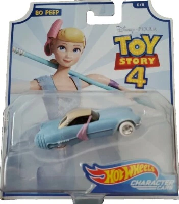 Coche Personaje Hot Wheels Toy Story 4 Bo-Peep Nuevo Foto 1 de 3