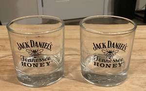 Jack Daniels Tennessee Honey 2er Set Rocks Gläser Hummel Logo NEU - Bild 1 von 2
