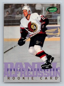 1995 Parkhurst International #257 Daniel Alfredsson  Rookie  Ottawa Senators RC