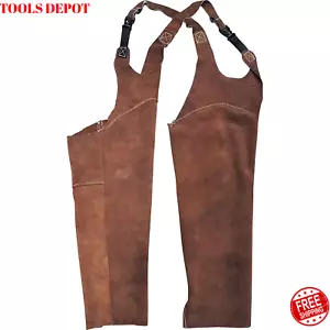 Ironton Leder Schweißerhülsen — 23 Zoll L EA., braun, 2 Stück - Bild 1 von 1