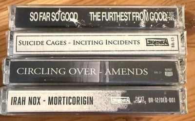 4 Punk, Indie, Metal, HC Death Cassette Lot : 4 Bands, 33 Songs Braeburn Records - Image 1 of 3