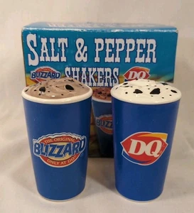Dairy Queen DQ Salt and Pepper Shakers Blizzard Collectable Gift New Memorabilia - Picture 1 of 13