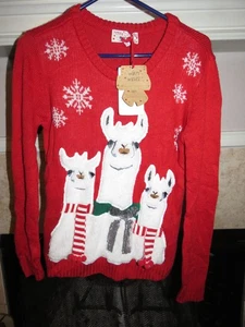 Neu Poof Weihnachten Alpakas Pullover Gr. S - Bild 1 von 2